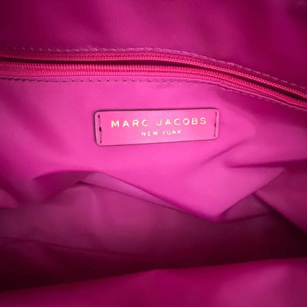Marc Jacobs NWOT Wingman Nylon Tote in Pink w/Gold Hardware.